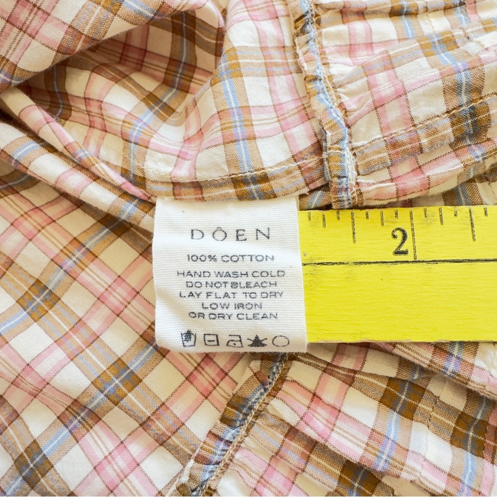 Doen Dôen Cadiz dress in Austen plaid Small - Picture 11 of 12